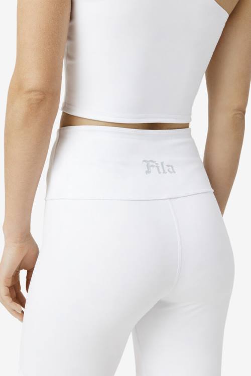 Pantalones Cortos Fila Amirra Reversible Bike Mujer Blancas | Fila816NK