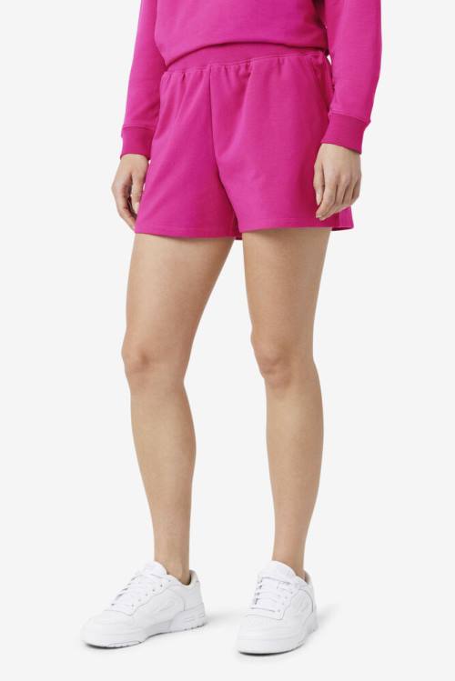 Pantalones Cortos Fila Elliana Mujer Fucsia | Fila923DR