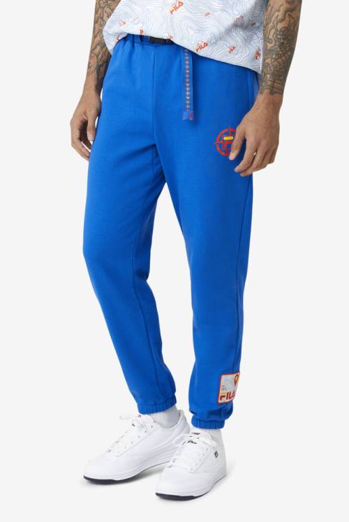 Pantalones Fila Basecamp Hombre Azules | Fila732BD