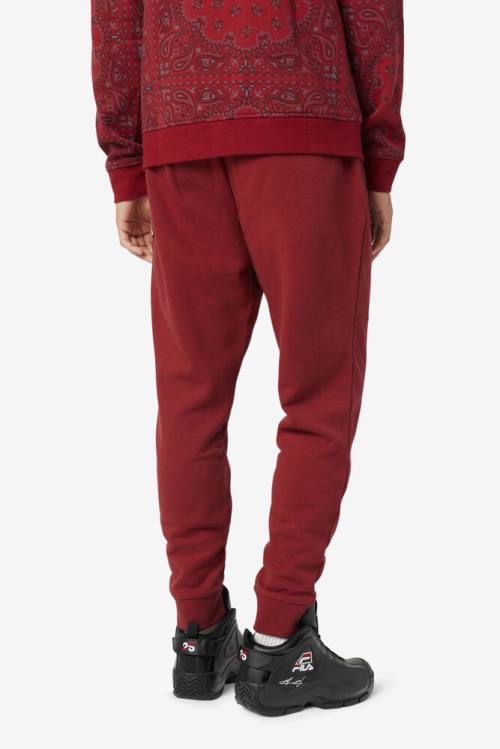 Pantalones Fila Canadice Jogger Hombre Rojas | Fila642JW