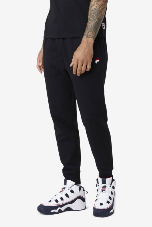 Pantalones Fila Chardon Jogger Hombre Negras | Fila385UK