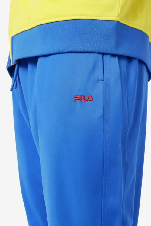 Pantalones Fila Colombia Pista Hombre Azules Rojas | Fila741HQ