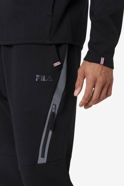 Pantalones Fila Commuter Pista Hombre Negras | Fila635PB