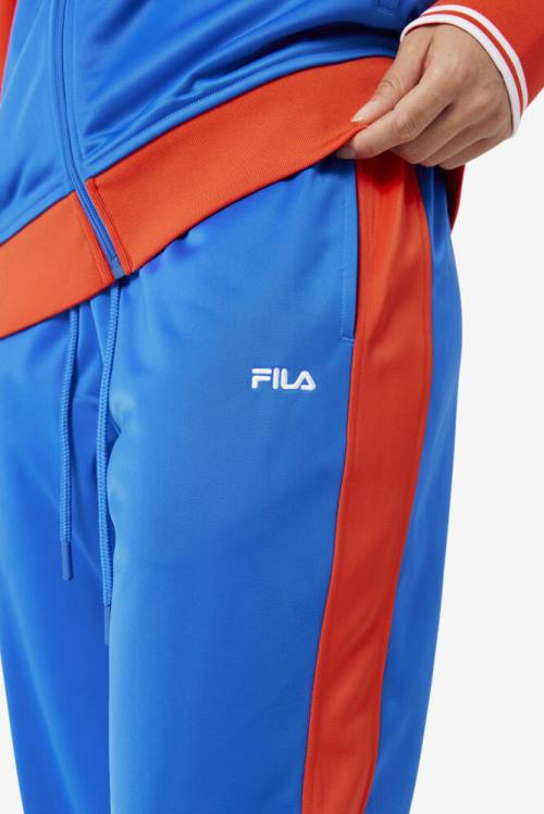 Pantalones Fila Cuba Hombre Azules Rojas | Fila387ES