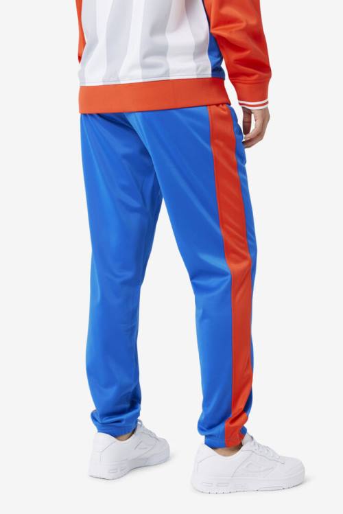 Pantalones Fila Cuba Hombre Azules Rojas | Fila387ES