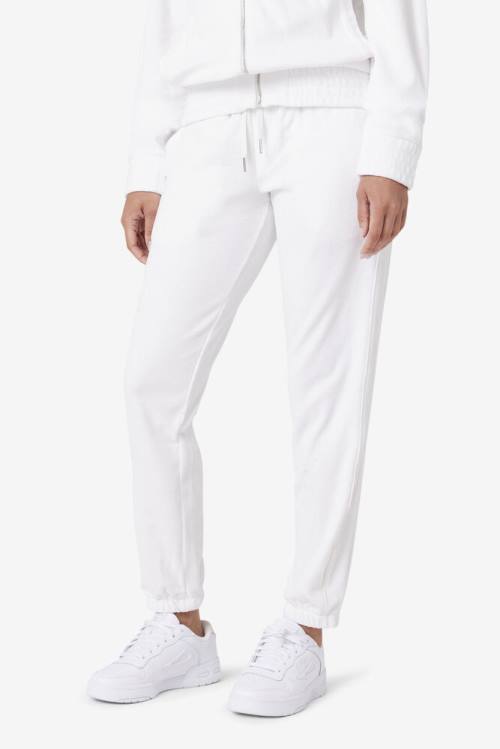 Pantalones Fila Deverall Velour Hombre Blancas | Fila608MU