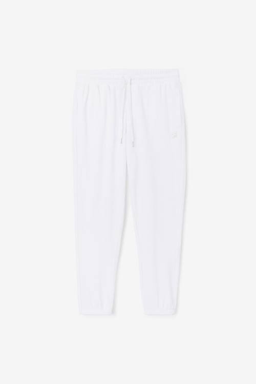 Pantalones Fila Deverall Velour Hombre Blancas | Fila608MU