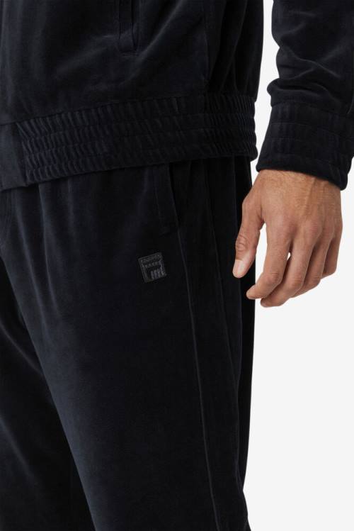 Pantalones Fila Deverall Velour Hombre Negras | Fila531XY