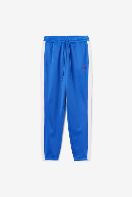 Pantalones Fila Ecuador Pista Hombre Azules Blancas Rojas | Fila964QX