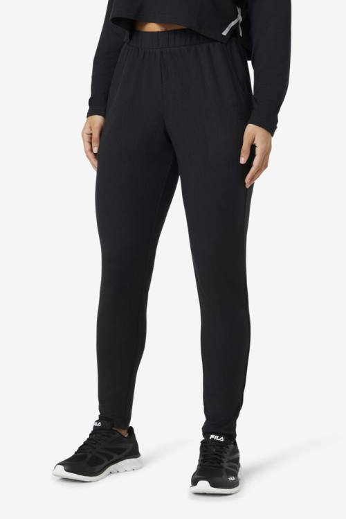 Pantalones Fila Fi-lux Jogger Mujer Negras | Fila407WI