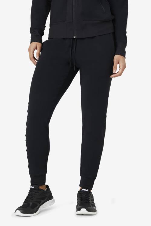 Pantalones Fila Fi-lux Texture Jogger Mujer Negras | Fila069FY