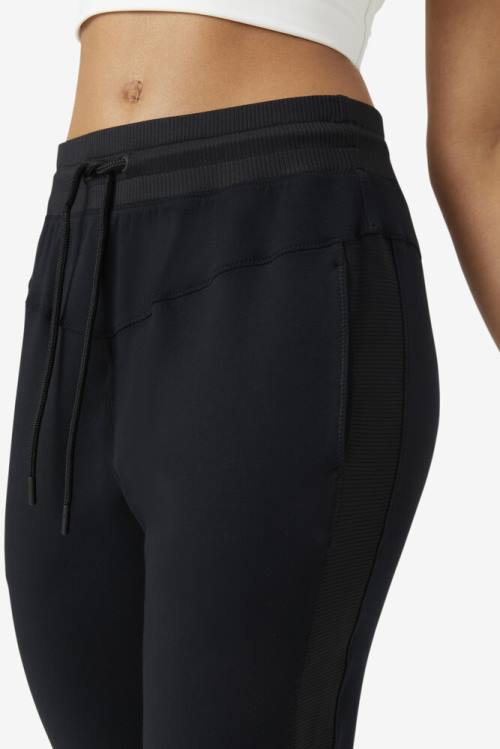 Pantalones Fila Fi-lux Texture Jogger Mujer Negras | Fila069FY