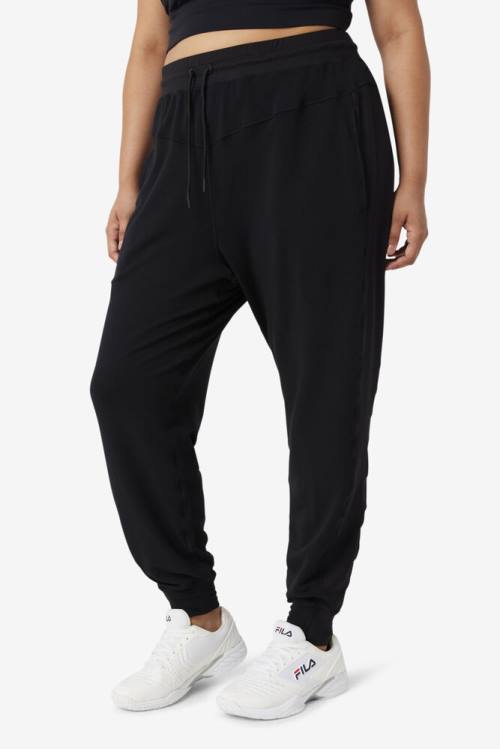 Pantalones Fila Fi-lux Texture Jogger Mujer Negras | Fila105OQ