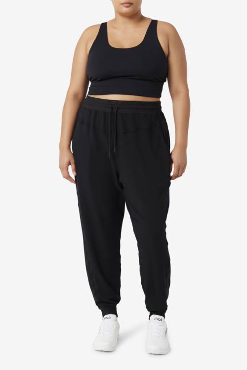 Pantalones Fila Fi-lux Texture Jogger Mujer Negras | Fila105OQ