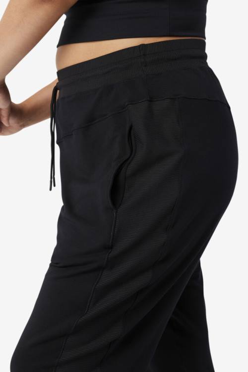 Pantalones Fila Fi-lux Texture Jogger Mujer Negras | Fila105OQ