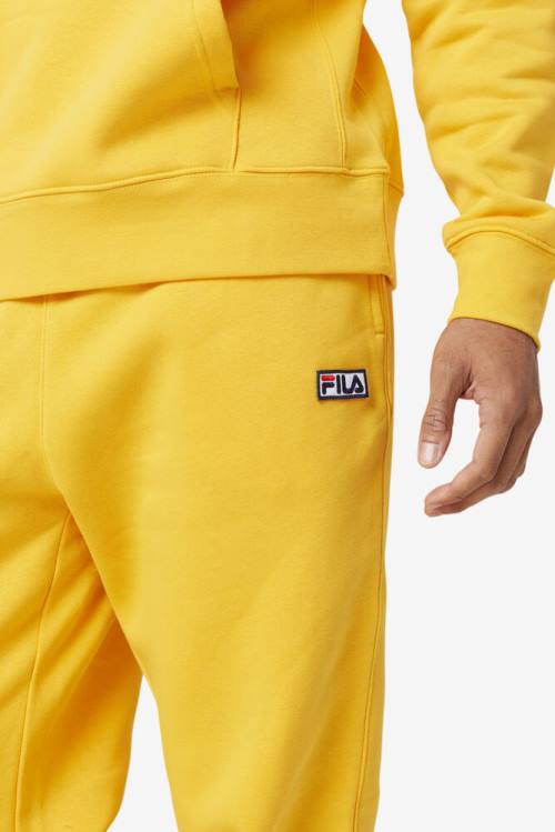 Pantalones Fila Garin Jogger Hombre Amarillo | Fila238FO