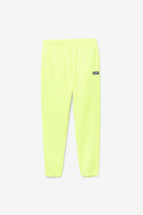 Pantalones Fila Garin Jogger Hombre Amarillo Negras | Fila290DK