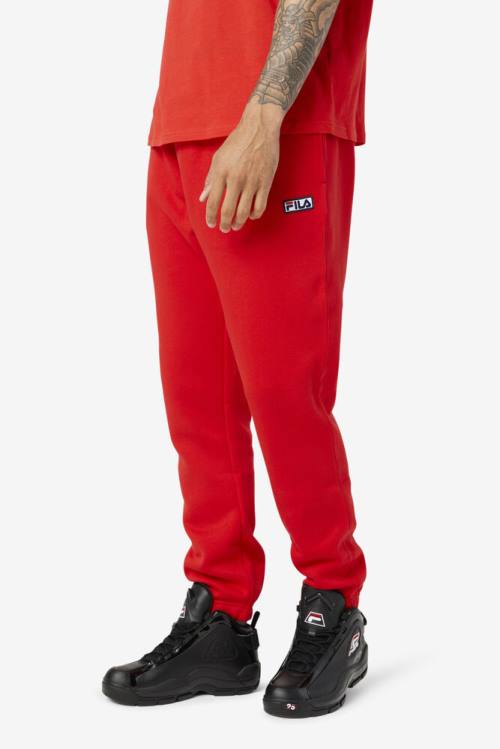 Pantalones Fila Garin Jogger Hombre Rojas | Fila517WC