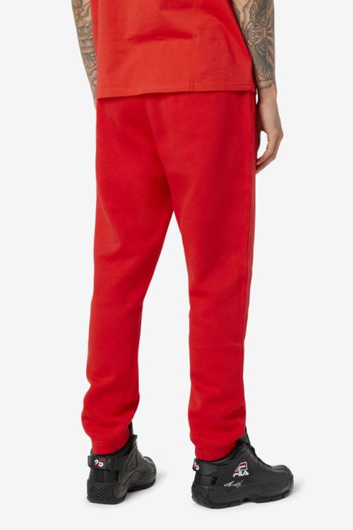 Pantalones Fila Garin Jogger Hombre Rojas | Fila517WC