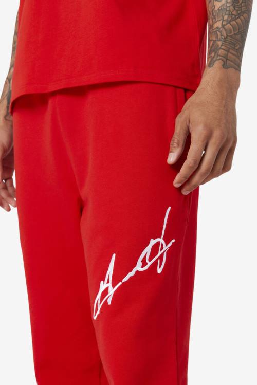 Pantalones Fila Grant Hill Orson Hombre Rojas | Fila798GE