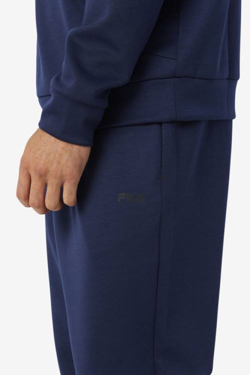 Pantalones Fila Himmat Jogger Hombre Azul Marino Negras | Fila039FN