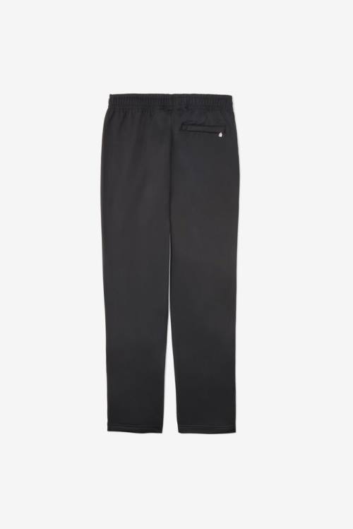 Pantalones Fila Italia Pista Hombre Negras Blancas | Fila051HF