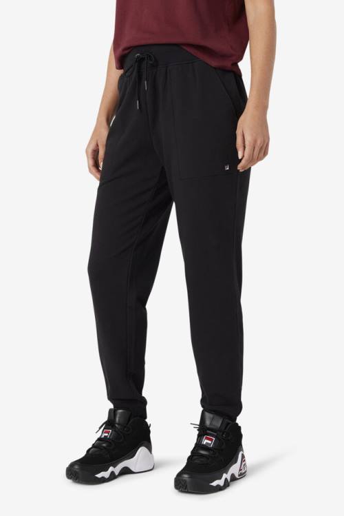 Pantalones Fila Joelle Jogger Mujer Negras | Fila345MJ