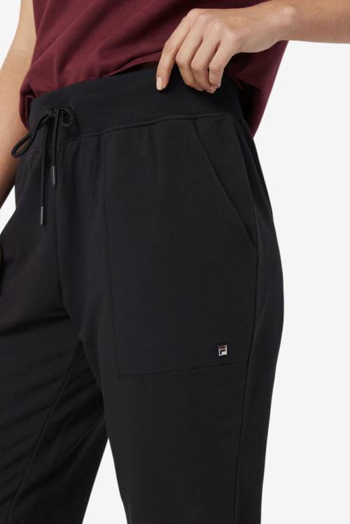 Pantalones Fila Joelle Jogger Mujer Negras | Fila345MJ