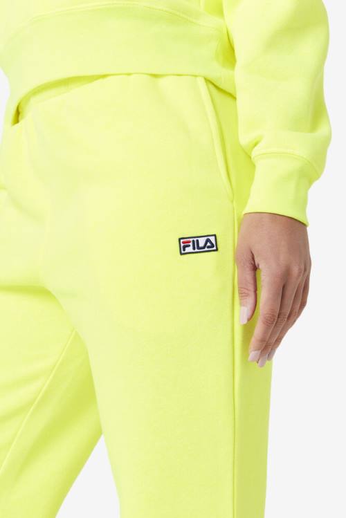 Pantalones Fila Lassie Jogger Mujer Amarillo | Fila263GS