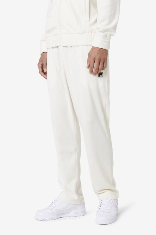 Pantalones Fila O-fit Velour Hombre Blancas | Fila627JM