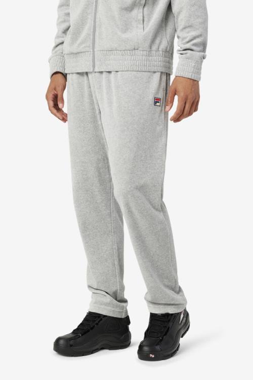 Pantalones Fila O-fit Velour Hombre Gris | Fila102LI