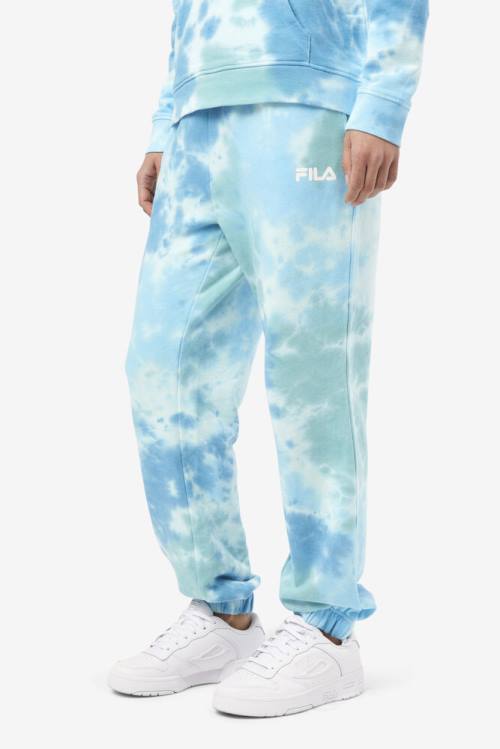 Pantalones Fila Raleigh Tie Dye Jogger Mujer Blancas | Fila249ZH