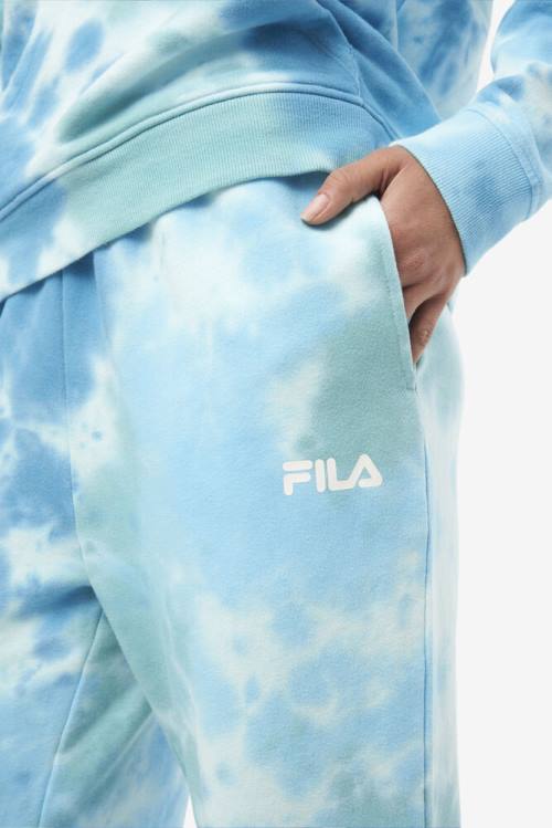 Pantalones Fila Raleigh Tie Dye Jogger Mujer Blancas | Fila249ZH