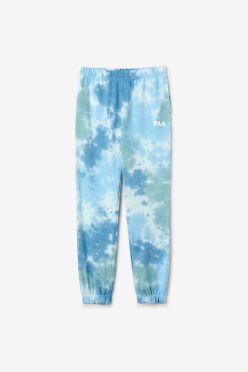 Pantalones Fila Raleigh Tie Dye Jogger Mujer Blancas | Fila249ZH