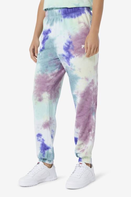 Pantalones Fila Raleigh Tie Dye Jogger Mujer Azules | Fila352HJ