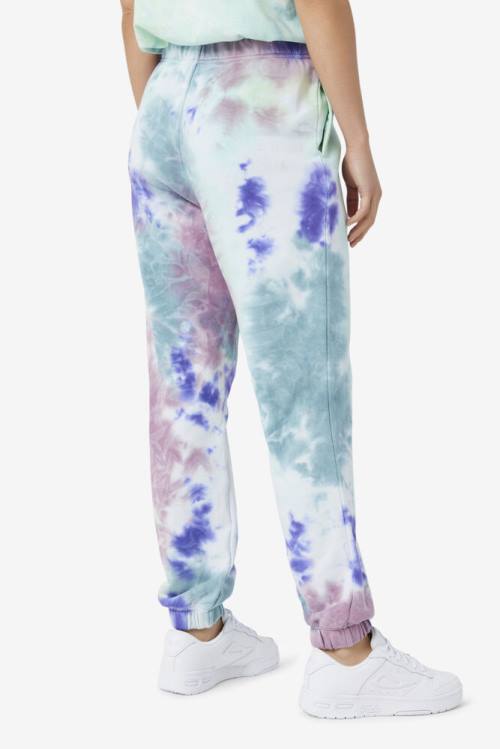 Pantalones Fila Raleigh Tie Dye Jogger Mujer Azules | Fila352HJ