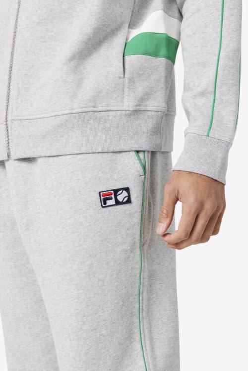 Pantalones Fila Townes Jogger Hombre Gris Claro Blancas | Fila568TG