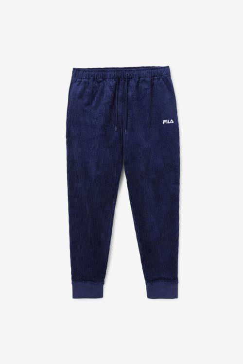 Pantalones Fila Unnat Cord Joggers Hombre Azul Marino | Fila270OC