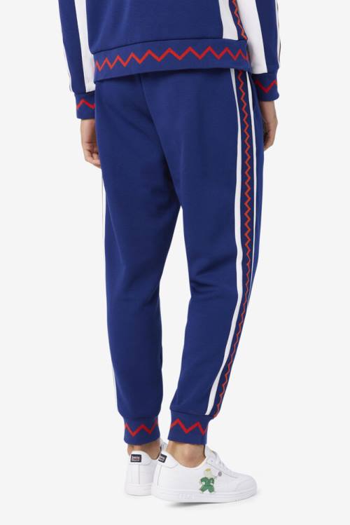 Pantalones Fila X Rb Babar Evertt Jogger Mujer Azules Blancas | Fila176KR