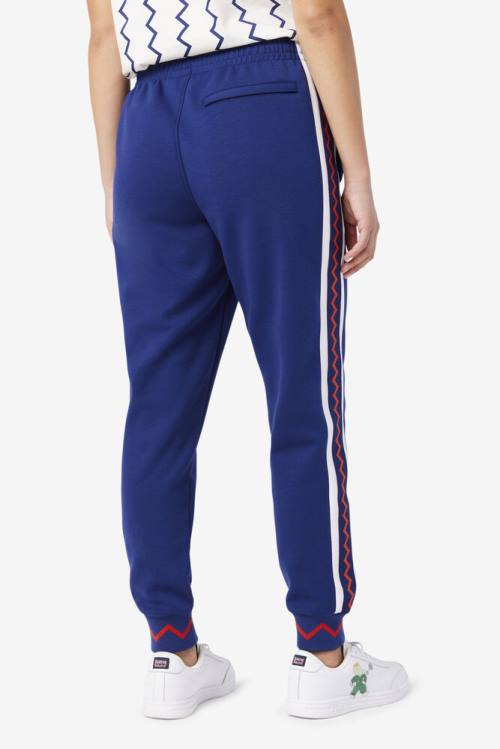 Pantalones Fila X Rb Babar Evertt Jogger Mujer Azules Blancas | Fila176KR