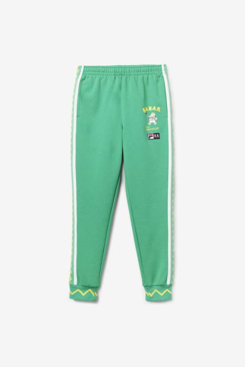 Pantalones Fila X Rb Babar Evertt Jogger Hombre Verde Menta Oscuro Blancas | Fila527TC