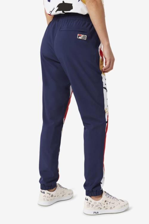 Pantalones Fila X The Museum Printed Pista Hombre Azul Marino Blancas Rojas | Fila460QR