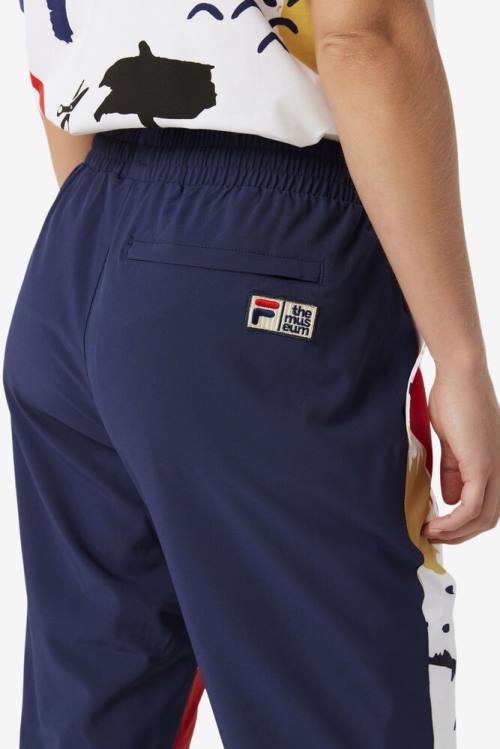 Pantalones Fila X The Museum Printed Pista Hombre Azul Marino Blancas Rojas | Fila460QR