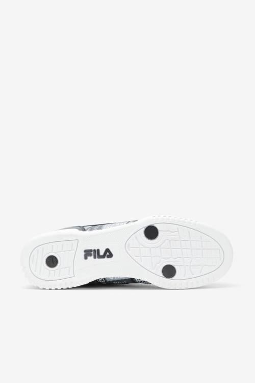 Patchwork Zapatillas Fila Original Fitness Hombre Negras Blancas | Fila540JX