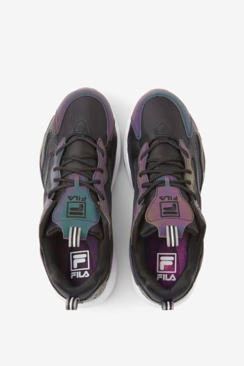 Phase Shift Zapatillas Fila Ray Tracer Hombre Negras Blancas | Fila239VX