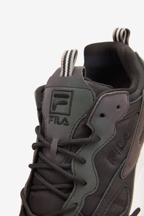 Phase Shift Zapatillas Fila Ray Tracer Hombre Negras Blancas | Fila239VX