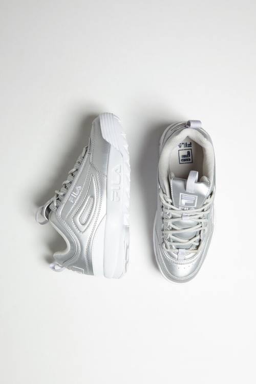 Premium Metallic Zapatillas Fila Disruptor 2 Mujer Metal | Fila230NY