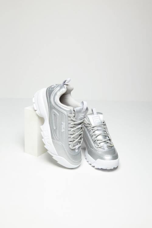 Premium Metallic Zapatillas Fila Disruptor 2 Mujer Metal | Fila230NY