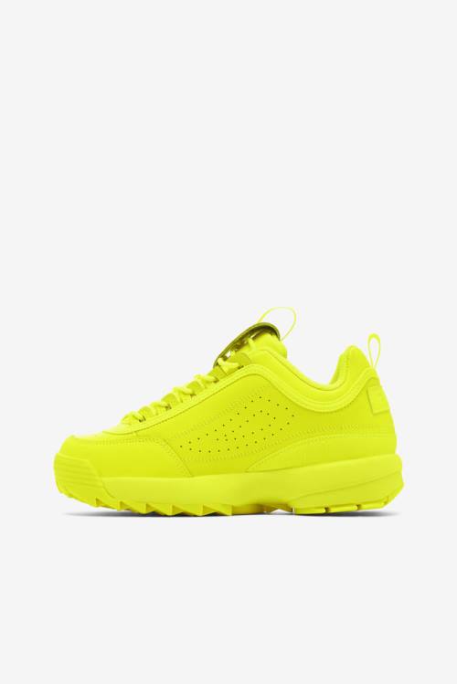 Premium Zapatillas Fila Disruptor 2 Mujer Amarillo | Fila183YL