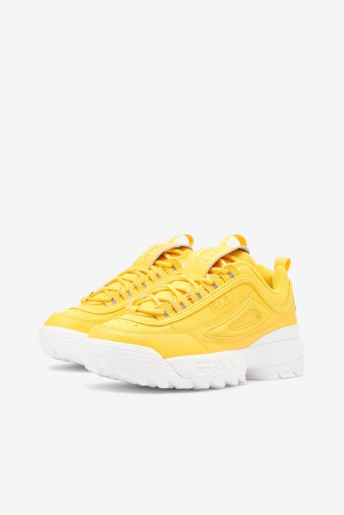 Premium Zapatillas Fila Disruptor 2 Mujer Amarillo Blancas | Fila395PY